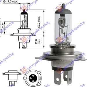 SIJALICA (H4) 12V 60/55W