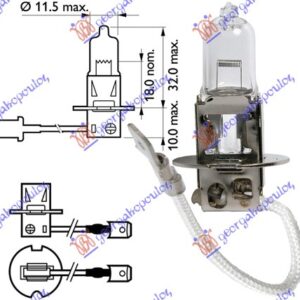 SIJALICA (H3) 55W PK22S/12V