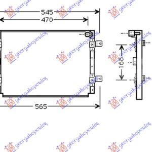 HLADNJAK KLIME ZA SVE MODELE (49x357x2.6) 94-