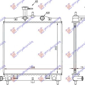HLADNJAK MOTORA (35.5x39.5) (NRF)