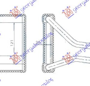 GREJAC KABINE (195x120x20) (TIP HANON)