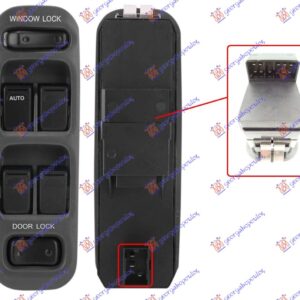 PREKIDAC U PREDNJIM VRATIM (4 TASTERA) (ZAKLJUCAVANJE VRATA