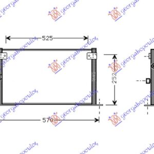 HLADNJAK KLIME 2.0/2.4cc DIZEL (520x300)