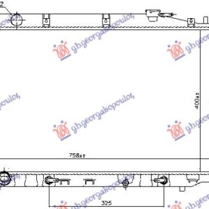 HLADNJAK MOTORA 2.0/2.4 BENZIN (AUTO) (400x760x26)