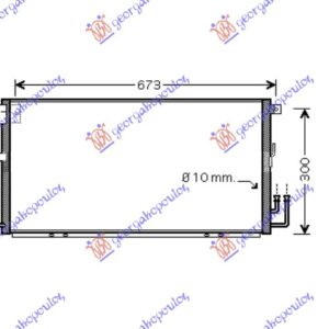 HLADNJAK KLIME 2.0 WRX (650x310x16) 2000-2002
