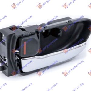 KVAKA PREDNJIH/ZADNJIH VRATA UNUTRASNJA HROM/CRNA