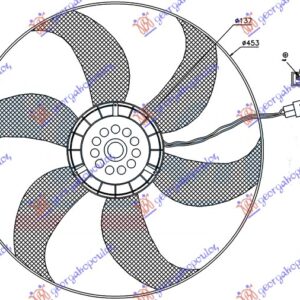 VENTILATOR KOMPLET (BENZIN/DIZEL)