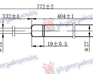 AMORTIZER GEPEK VRATA (772L-560N)