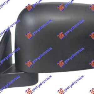 RETROVIZOR MEHANICKI CRNI (DUPLA KABINA/4 VRATA) (KONVEKSNO STAKLO)