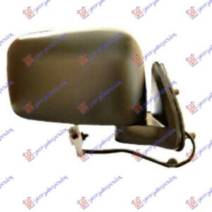 RETROVIZOR ELEKTRICNI CRNI (DUPLA KABINA/4 VRATA) (KONVEKSNO STAKLO)