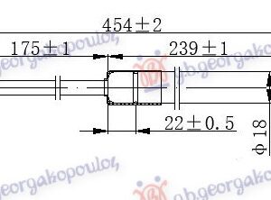 AMORTIZER GEPEK VRATA KARAVAN (453L-600N)